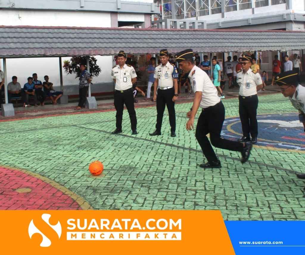 Semarak Hari Bhakti Pemasyarakatan ke-62, Lapas Parepare Gelar Upacara Pembukaan Pekan Olahraga