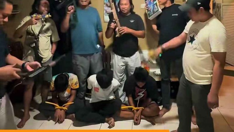 Resmob Polres Parepare Bekuk Tiga Pemuda Terduga Pelaku Pencurian Puluhan Senjata Mainan