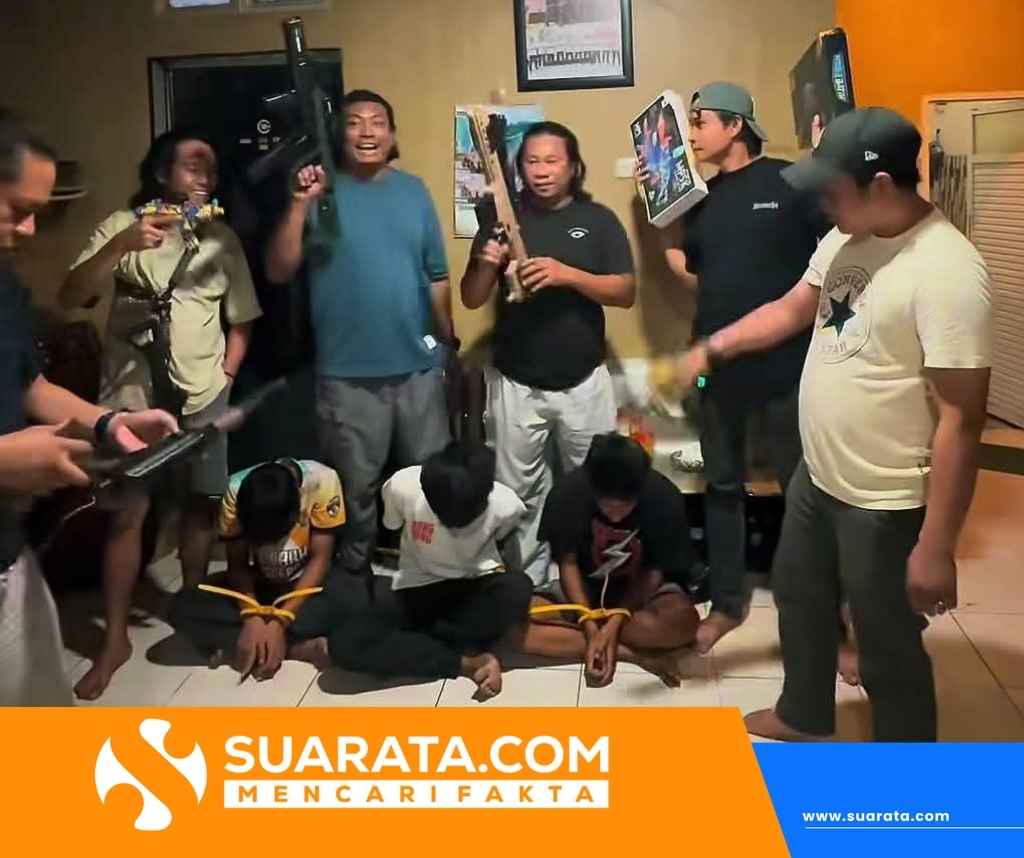 Resmob Polres Parepare Bekuk Tiga Pemuda Terduga Pelaku Pencurian Puluhan Senjata Mainan