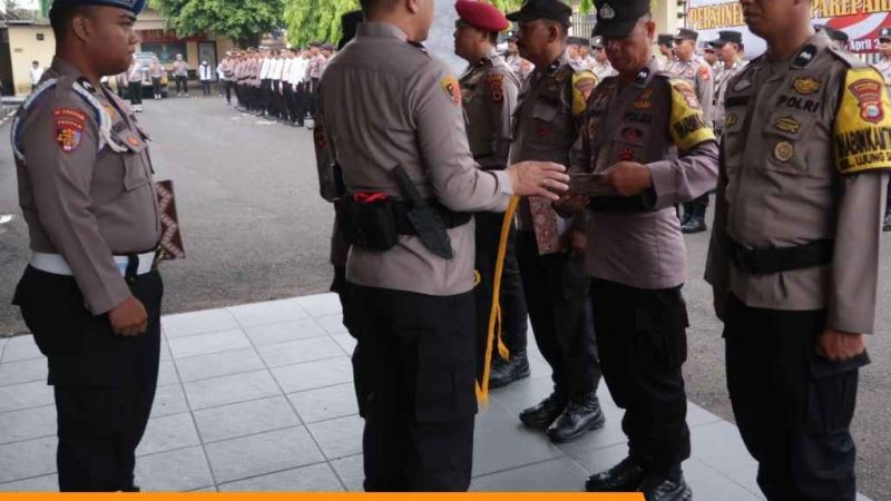 Kapolres Parepare Apresiasi Bhabinkamtibmas Patroli di Hari Libur