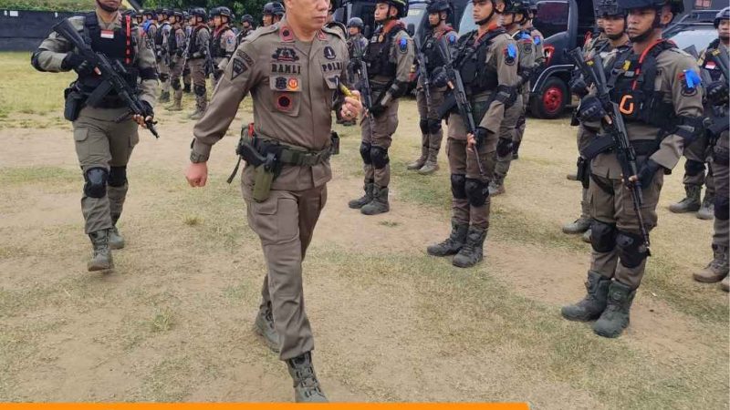 Danyon B Pelopor Pimpin Pembukaan Jungle Warfare, Tegaskan Kesiapan Tempur Personel