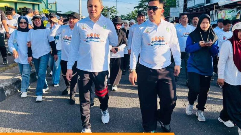 Kapolres Parepare Hadiri Jalan Sehat Anti Mager, Semarak HUT ke-66 Kota Parepare