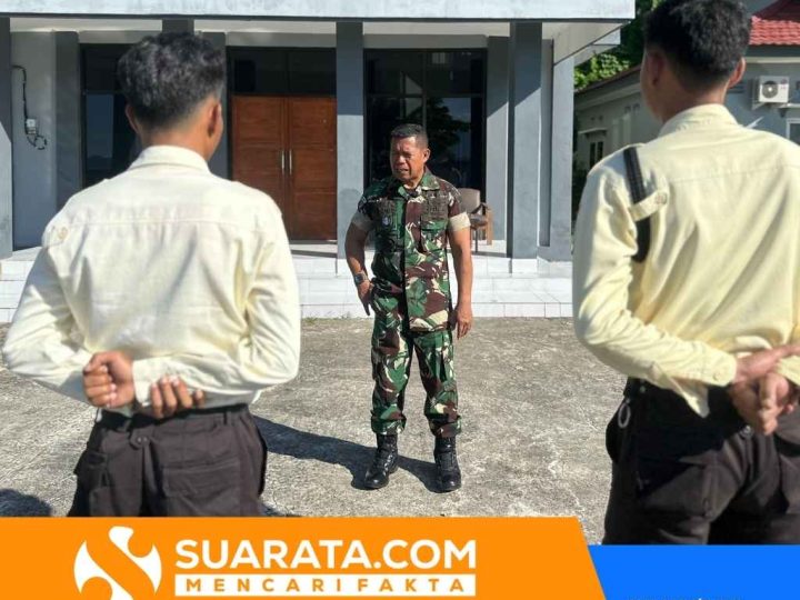 Perkuat Obvitnas, TNI AL Pinrang Gembleng Mental dan Fisik Security PLN Batam