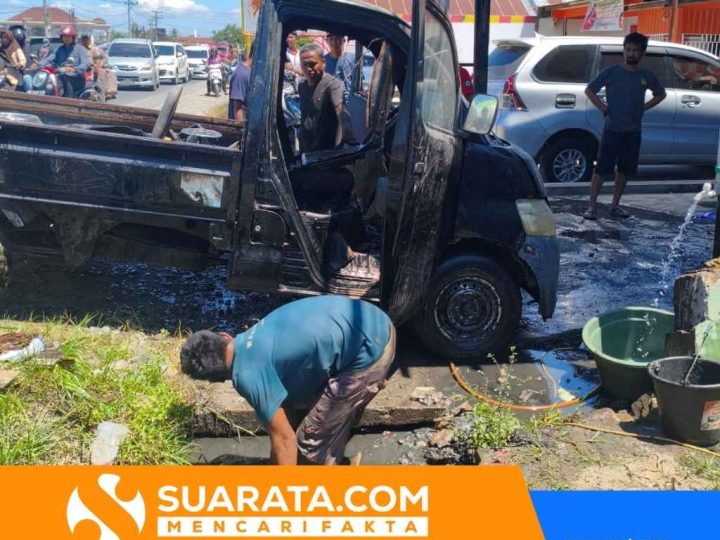 Mobil Terbakar Saat Diservis di Wonomulyo, Polisi Duga Korsleting
