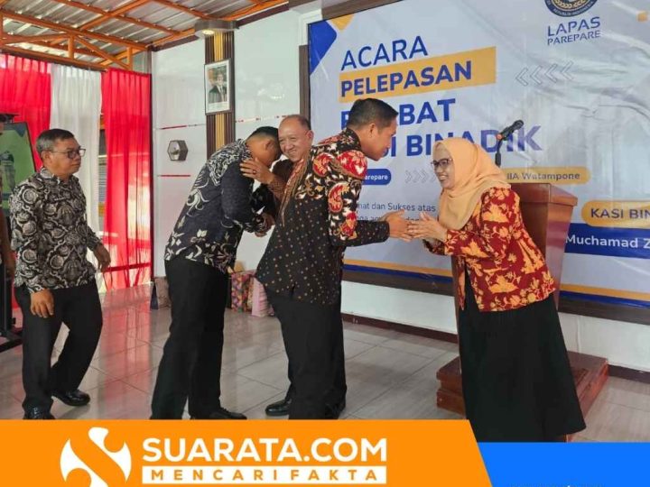 Pelepasan Kasi Binadik Lapas Kelas IIA Parepare Berlangsung Khidmat