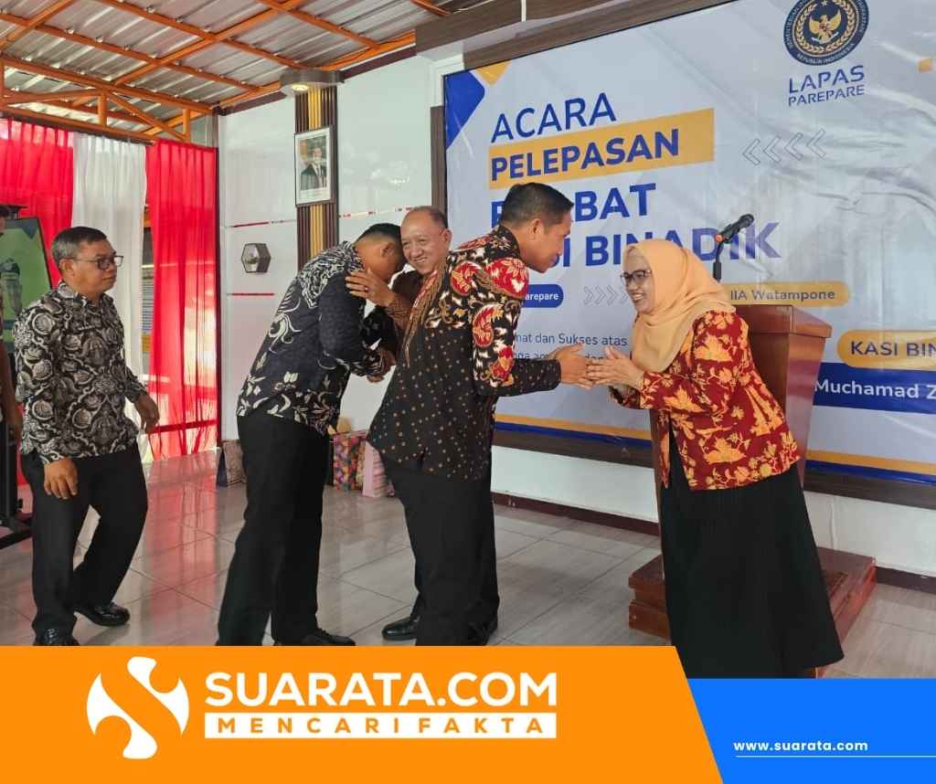 Pelepasan Kasi Binadik Lapas Kelas IIA Parepare Berlangsung Khidmat