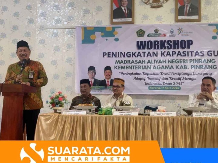 Penguatan Kapasitas Guru MAN Pinrang, Kakanwil Kemenag Sulsel: Bangun Madrasah dengan Persatuan dan Kesatuan
