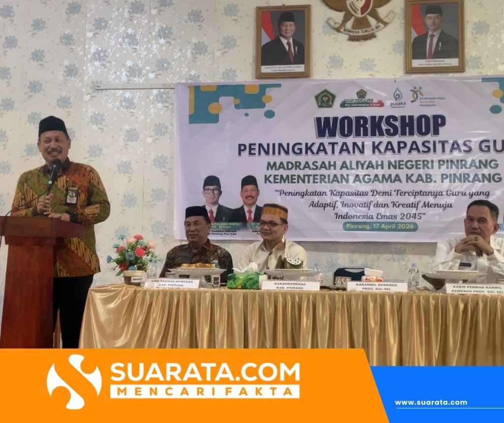 Penguatan Kapasitas Guru MAN Pinrang, Kakanwil Kemenag Sulsel: Bangun Madrasah dengan Persatuan dan Kesatuan