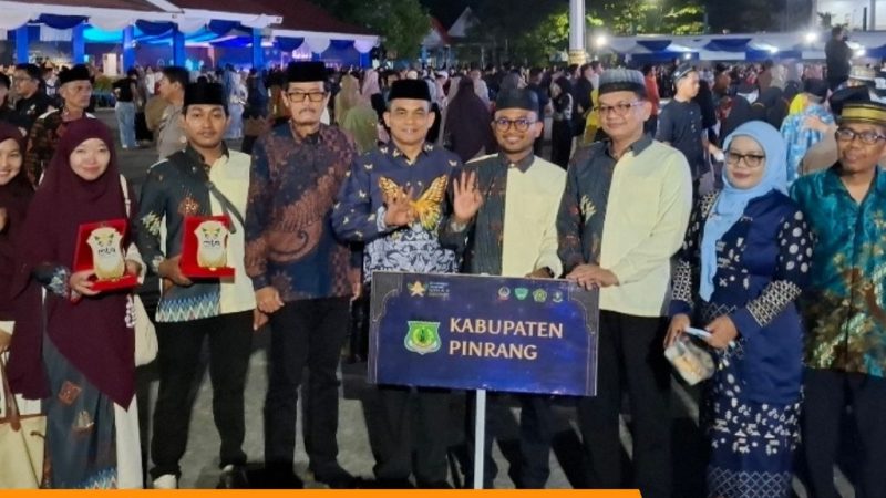 Kemenag Pinrang Sukses Antar Kafilah Raih Juara Umum III MTQ Sulsel 2026