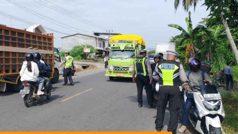 Sat Lantas Polres Polman Intensifkan Pemeriksaan KIR, Tekan Risiko Kecelakaan