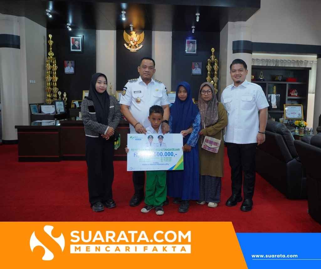 Bupati Luwu Ingatkan Pemanfaatan Santunan Rp223,5 Juta Secara Produktif