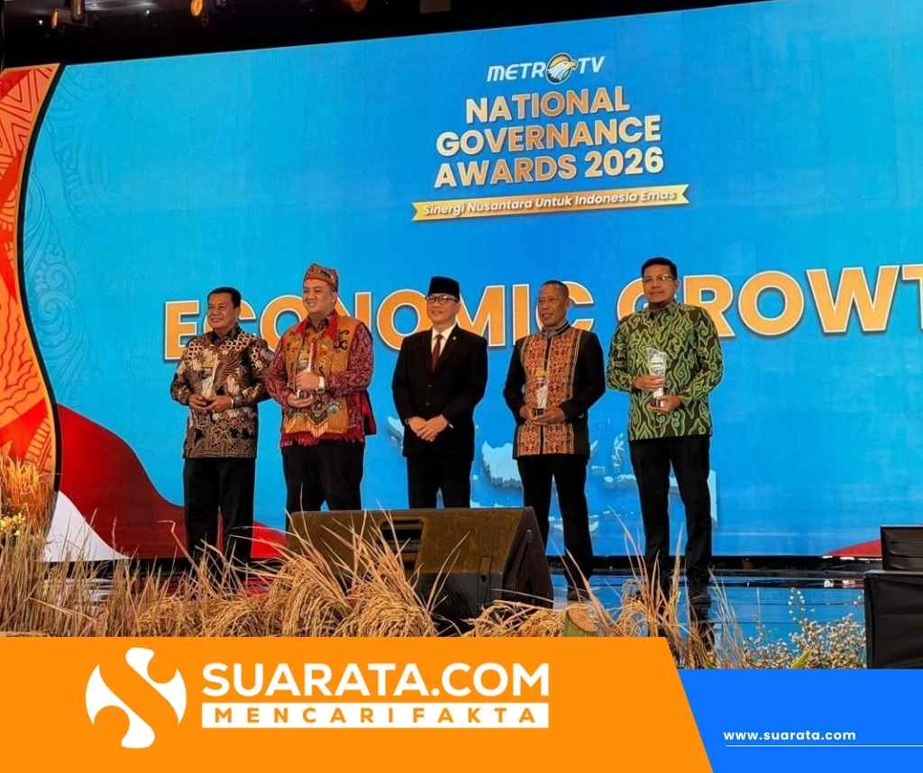 Sidrap Raih Penghargaan “Top Regency in Food Estate Resilience” dari Metro TV