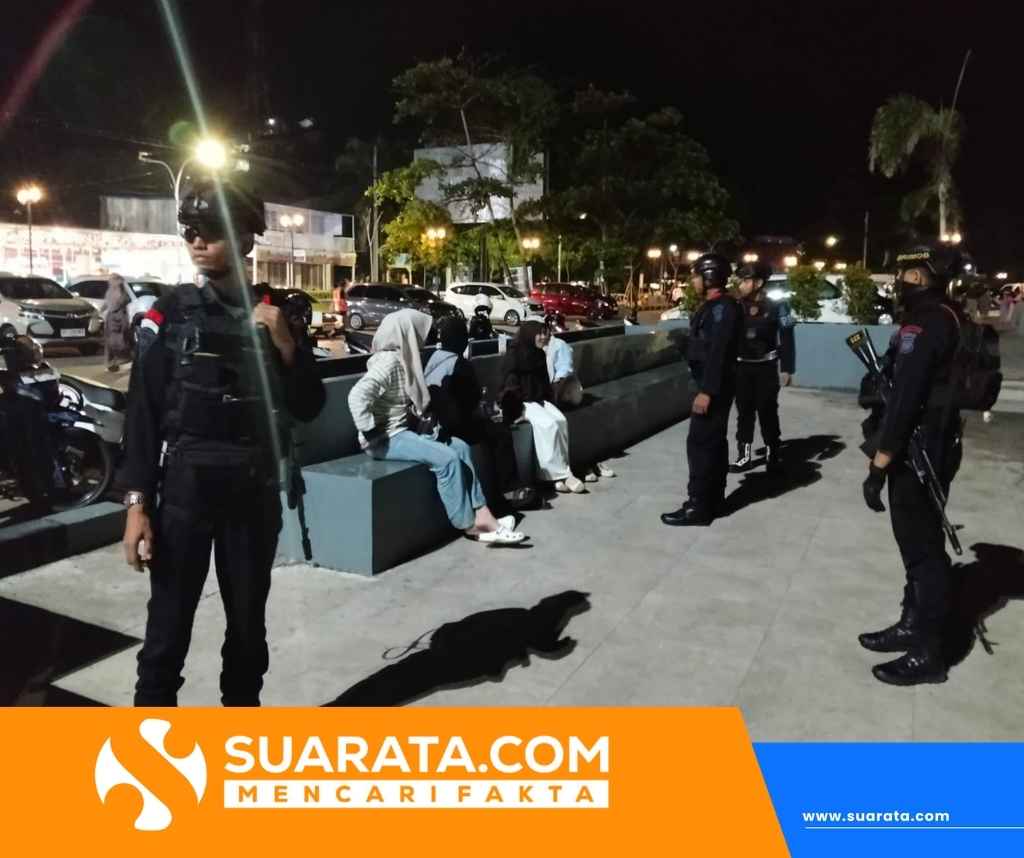 Batalyon B Pelopor Turun Patroli, Pastikan Malam Minggu di Parepare Aman dan Terkendali