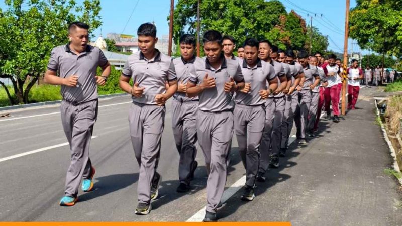 Pererat Kebersamaan, Batalyon B Pelopor Bersama Pas Brimob II Gelar Olahraga Bersama