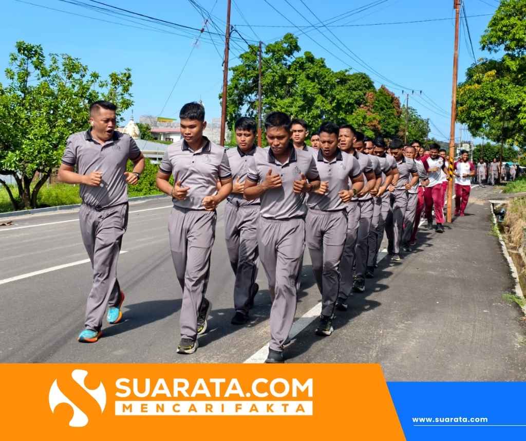 Pererat Kebersamaan, Batalyon B Pelopor Bersama Pas Brimob II Gelar Olahraga Bersama