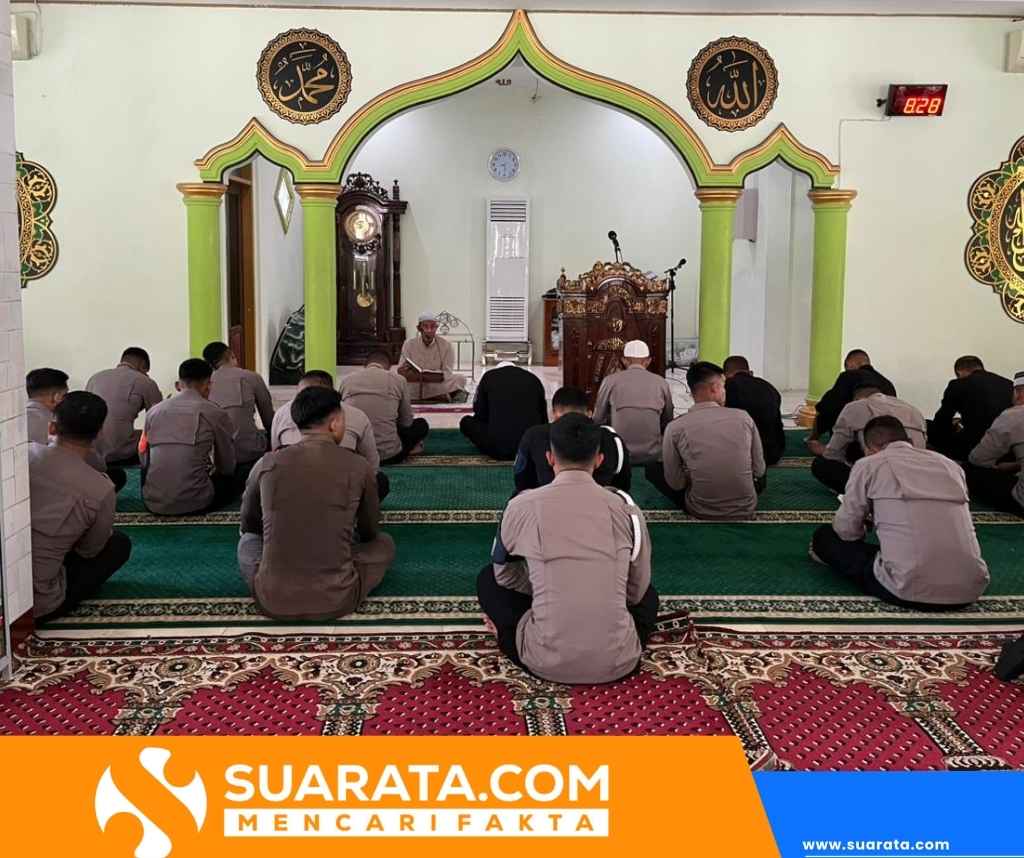 Batalyon B Pelopor Brimob Sulsel Gelar Binrohtal, Perkuat Mental Spiritual Personel