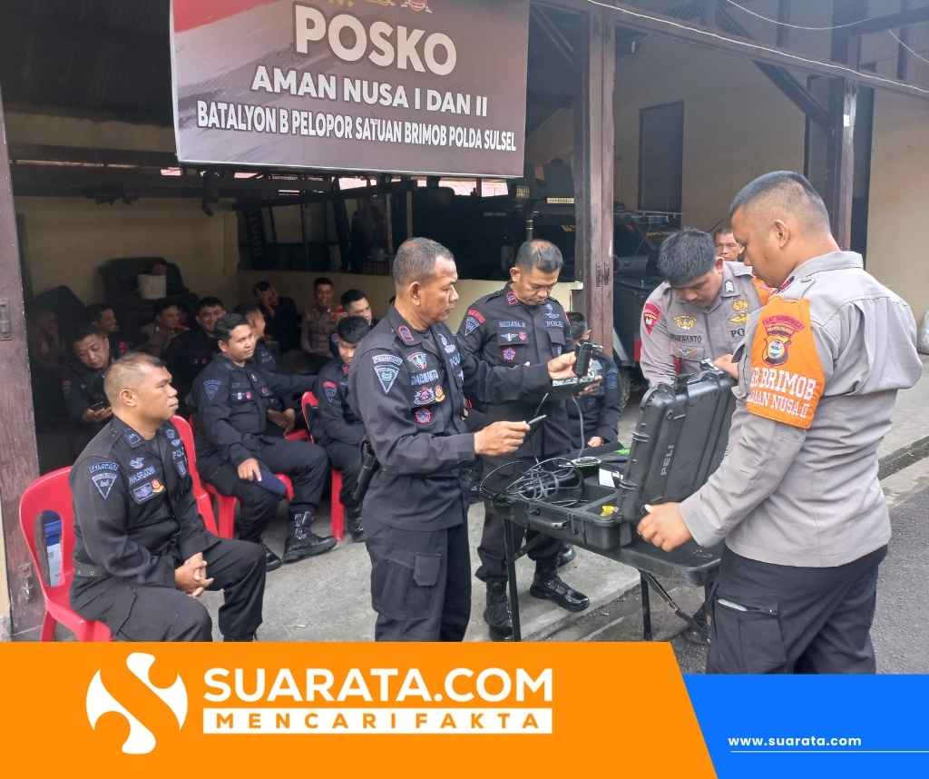 Siaga Bencana, Personel Posko Aman Nusa I dan II Dilatih Gunakan Alat Pendeteksi Runtuhan