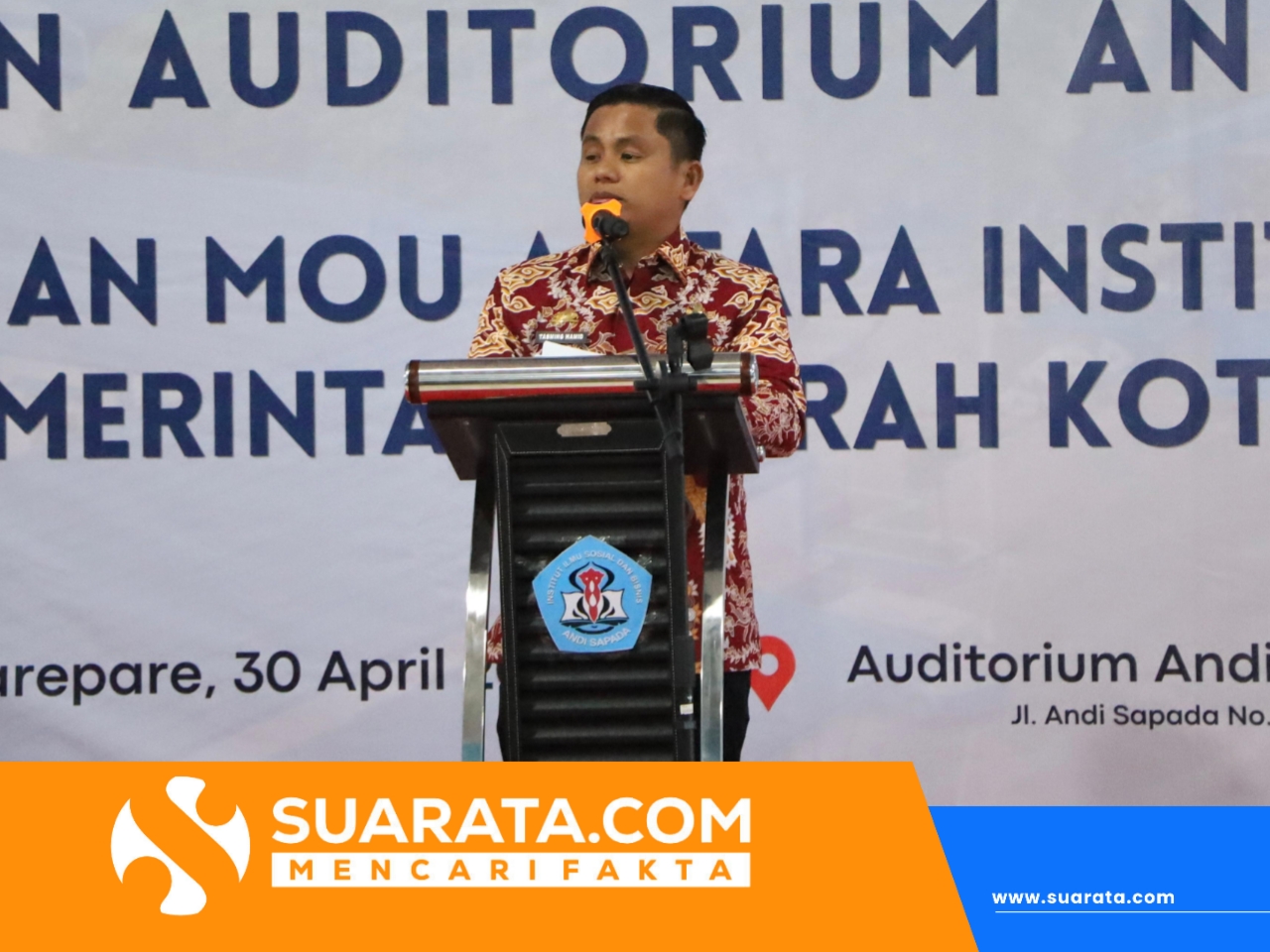 Hadiri Peresmian Auditorium IAS, Tasming Hamid Dorong Kolaborasi Majukan Pendidikan