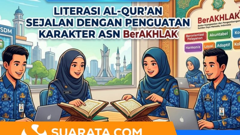 BKPSDM Parepare: Literasi Al-Qur’an Sejalan dengan Penguatan Karakter ASN BerAKHLAK