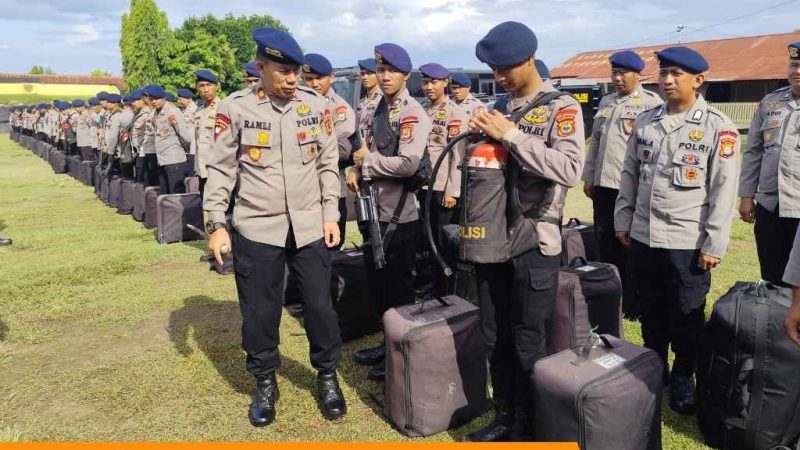Kompol Dr Ramli Pimpin Apel Kesiapsiagaan May Day 2026, Personel Brimob Disiagakan