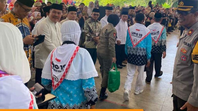Pemberangkatan 176 Jamaah Haji Polman–Mamasa Kloter 19 Berjalan Tertib