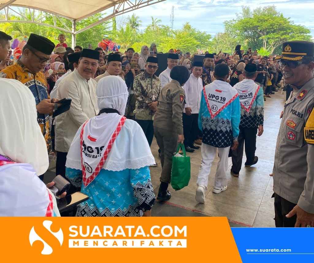 Pemberangkatan 176 Jamaah Haji Polman–Mamasa Kloter 19 Berjalan Tertib