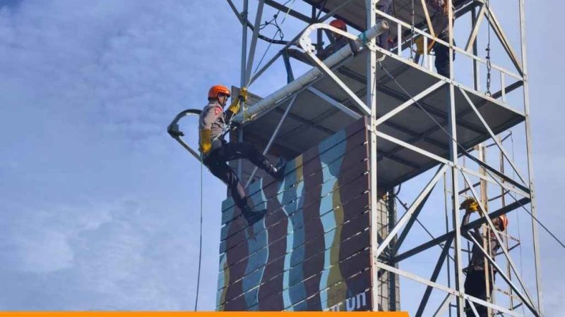 Latihan Repling Digelar, Batalyon B Pelopor Perkuat Kesiapan Tanggap Bencana