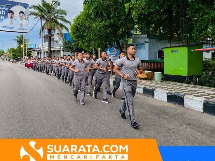 Jaga Kebugaran dan Kekompakan, Batalyon B Pelopor–Pasbrimob II Lari Bersama Keluar Mako