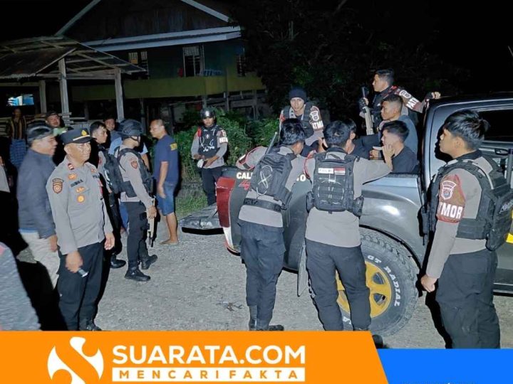 Aparat Gabungan Polres Polman dan Kodim 1402 Gagalkan Tawuran Pemuda di Binuang Polewali Mandar