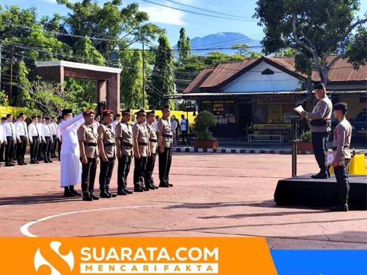 Kapolres Polman Pimpin Upacara Sertijab Sejumlah Pejabat Utama dan Kapolsek
