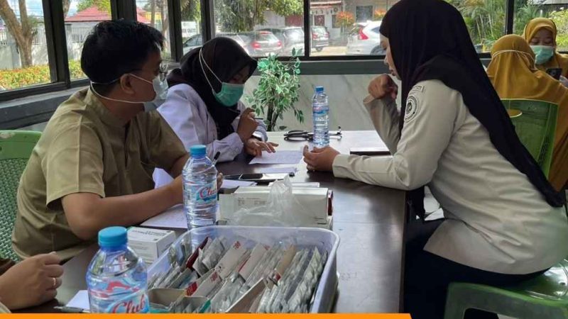 Lapas Parepare Bersama Puskesmas Lompoe Berikan Layanan Cek Kesehatan Gratis