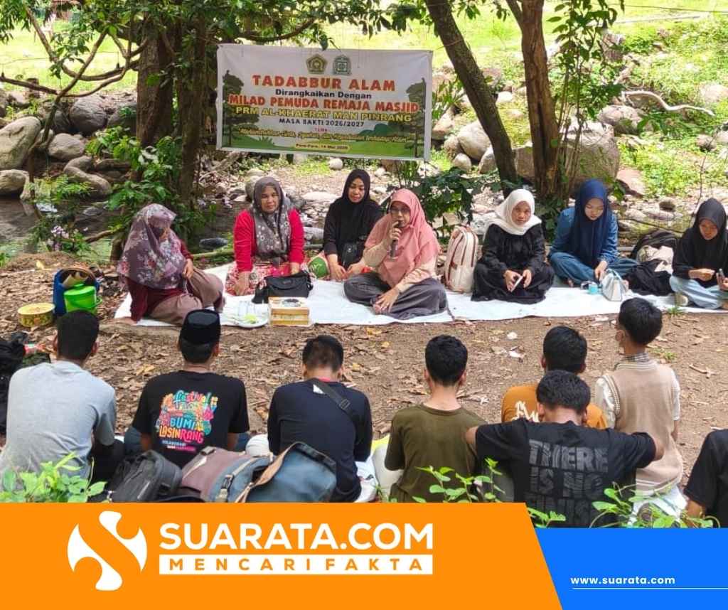 Milad di Alam Terbuka: Cara PRM Al-Khaerat MAN Pinrang, Asah Kepekaan Lingkungan