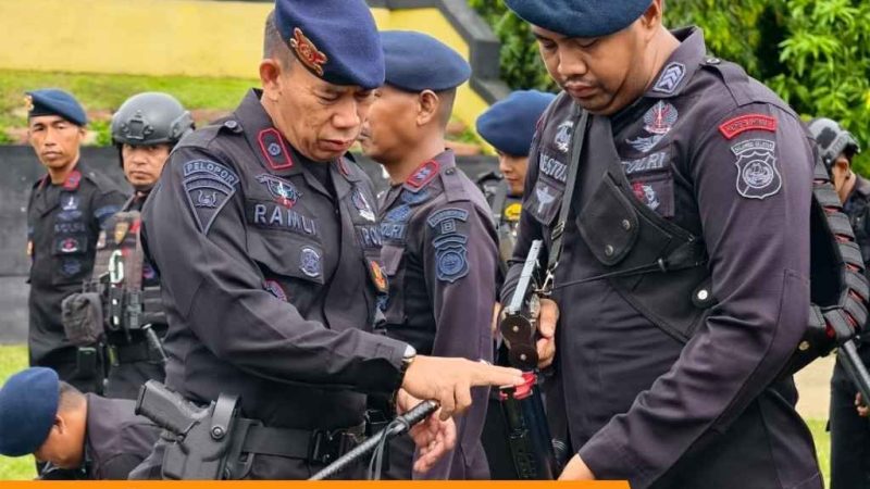 Batalyon B Pelopor Siap Kawal Big Match PSM Vs Persib di Stadion BJ Habibie