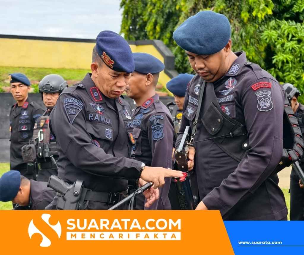 Batalyon B Pelopor Siap Kawal Big Match PSM Vs Persib di Stadion BJ Habibie