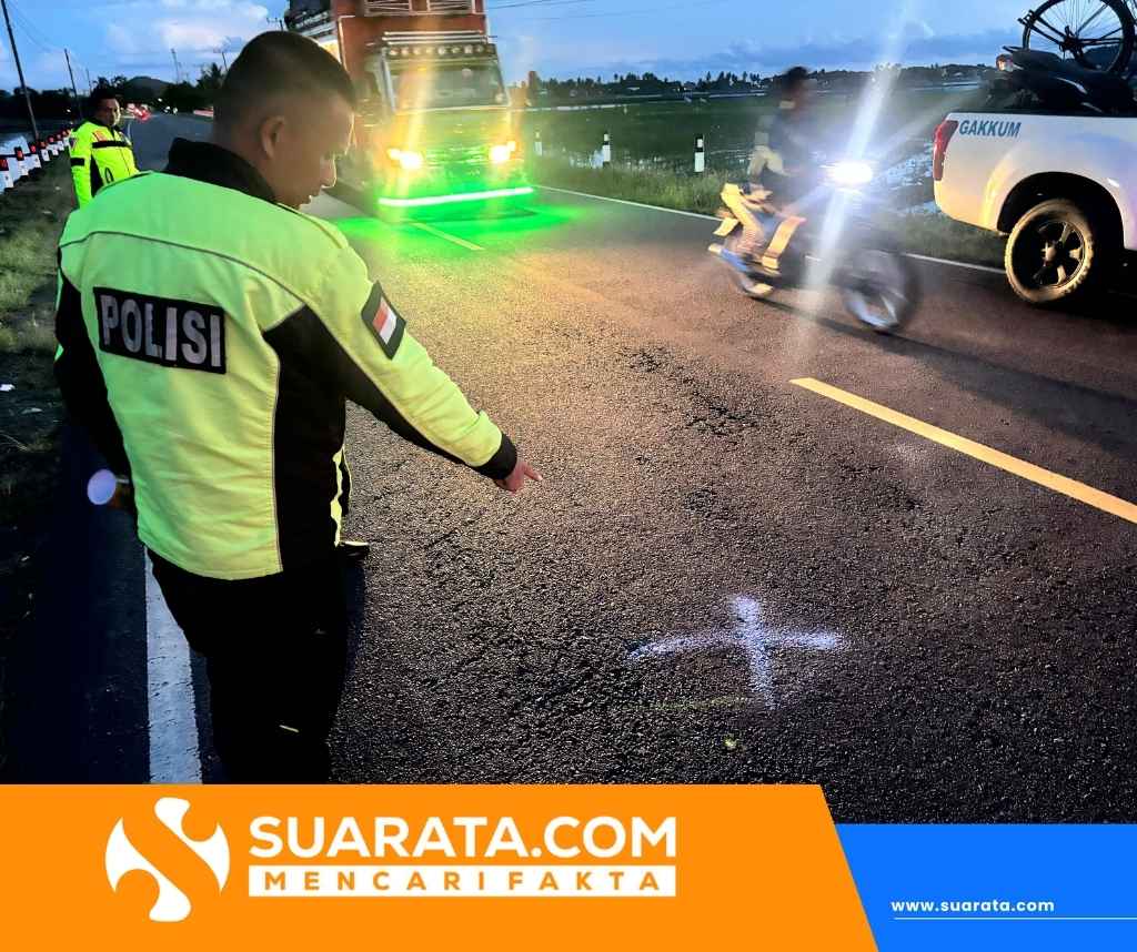 Pengendara Sepeda Gayung Tewas Ditabrak N-Max di Trans Sulawesi Polman