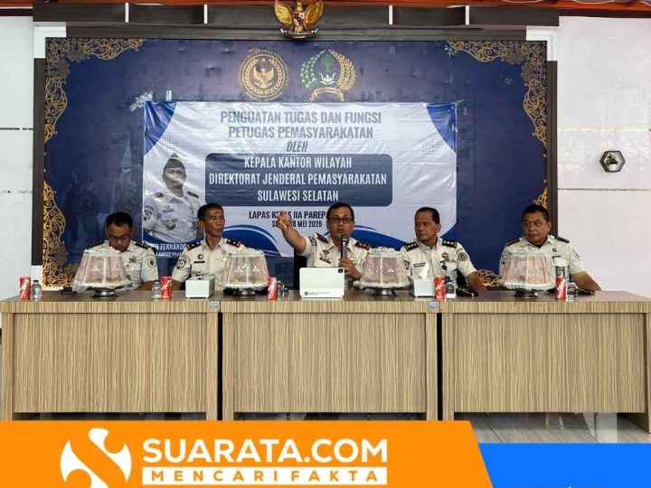 Kakanwil Ditjenpas Sulsel Berikan Penguatan Tupoksi dan Program Akselerasi Menteri di Lapas Parepare
