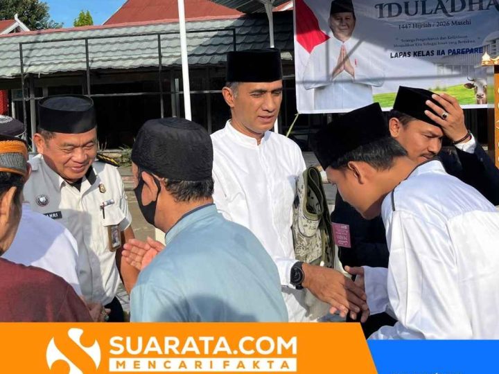 Lapas Parepare Laksanakan Rangkaian Hari Pertama Idul Adha 1447 H dengan Khidmat dan Penuh Kebersamaan