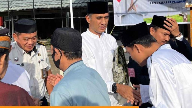 Lapas Parepare Laksanakan Rangkaian Hari Pertama Idul Adha 1447 H dengan Khidmat dan Penuh Kebersamaan