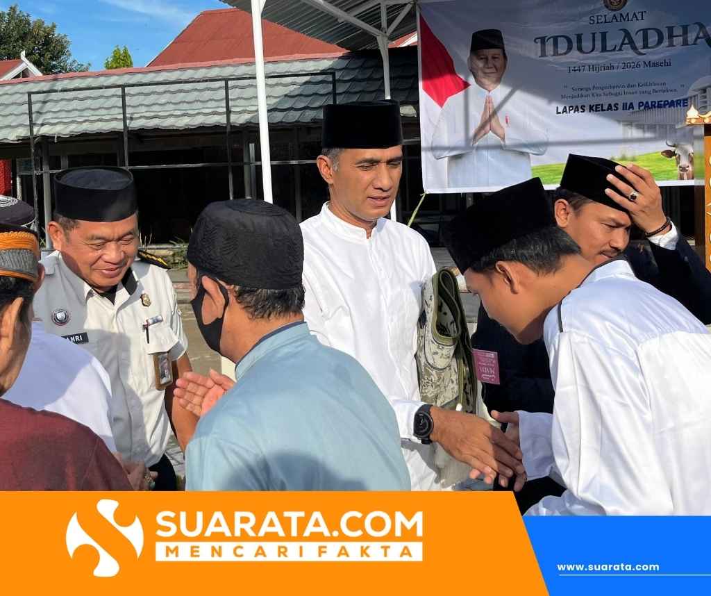 Lapas Parepare Laksanakan Rangkaian Hari Pertama Idul Adha 1447 H dengan Khidmat dan Penuh Kebersamaan