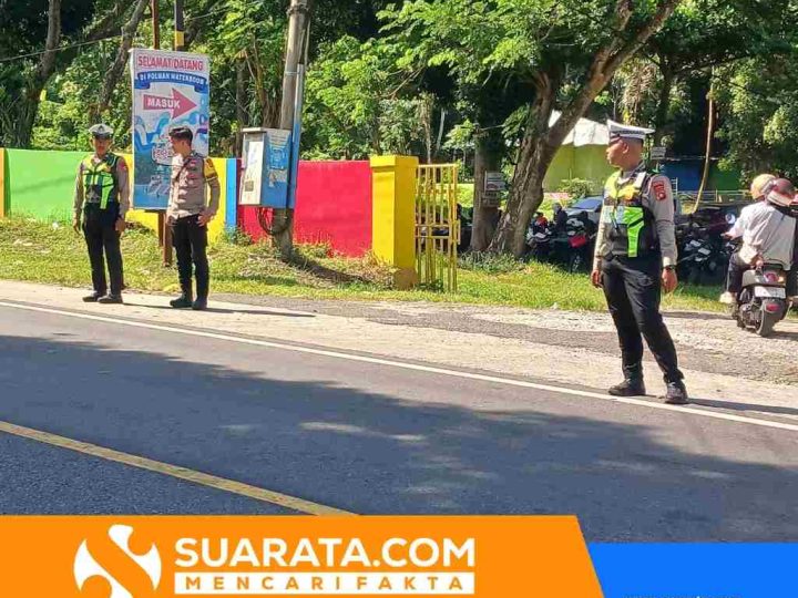 Unit Siaga Sat Lantas Polres Polman Gelar Patroli di Tempat Wisata