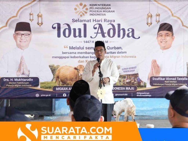 KP2MI Gelar Kurban Idul Adha, Menteri P2MI Titip Pesan Tingkatkan Pelayanan Pekerja Migran