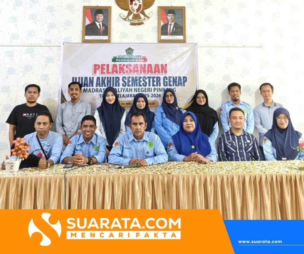MAN Pinrang Gelar Ujian Akhir Semester Berbasis Digital, Wujudkan Evaluasi Pembelajaran yang Tertib dan Modern