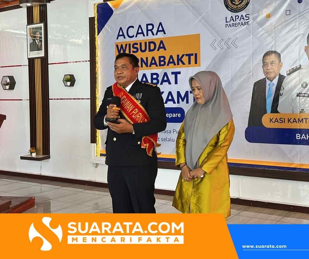 Lapas Parepare Laksakan wisuda Purnabakti sekaligus pelepasan pindah tugas pegawai