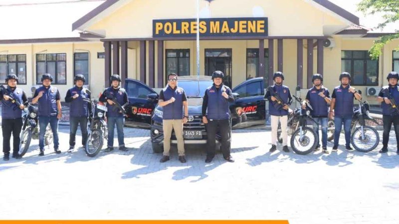 Polres Majene Launching Tim URC, Perkuat Respons Cepat Tangani Kejahatan Jalanan