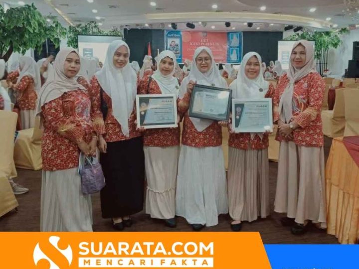 HUT ke-76 IGTKI-PGRI, IGTKI Luwu Utara Sabet Dua Penghargaan Tingkat Provinsi Sulsel