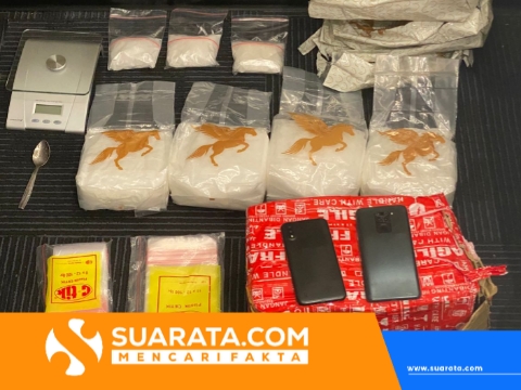 Ditresnarkoba Polda Sulsel Ungkap Jaringan Narkotika Lintas Provinsi, Dua Pelaku Diamankan dengan Barang Bukti 4,4 Kg Sabu