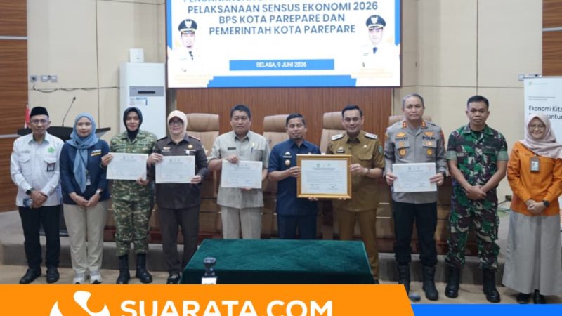 Wali Kota Parepare Canangkan Sensus Ekonomi 2026, Ajak Seluruh Elemen Sukseskan Pendataan