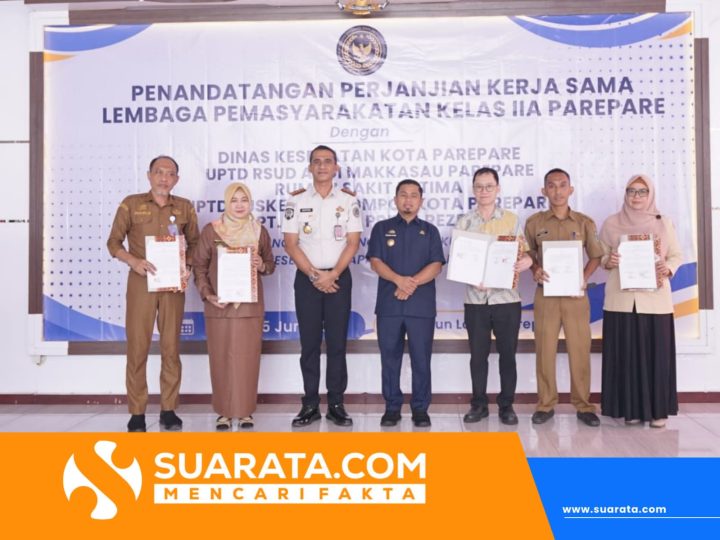 Tasming Hamid Dukung Penguatan Layanan Kesehatan di Lapas Parepare, Kukuhkan Kader Kesehatan Warga Binaan
