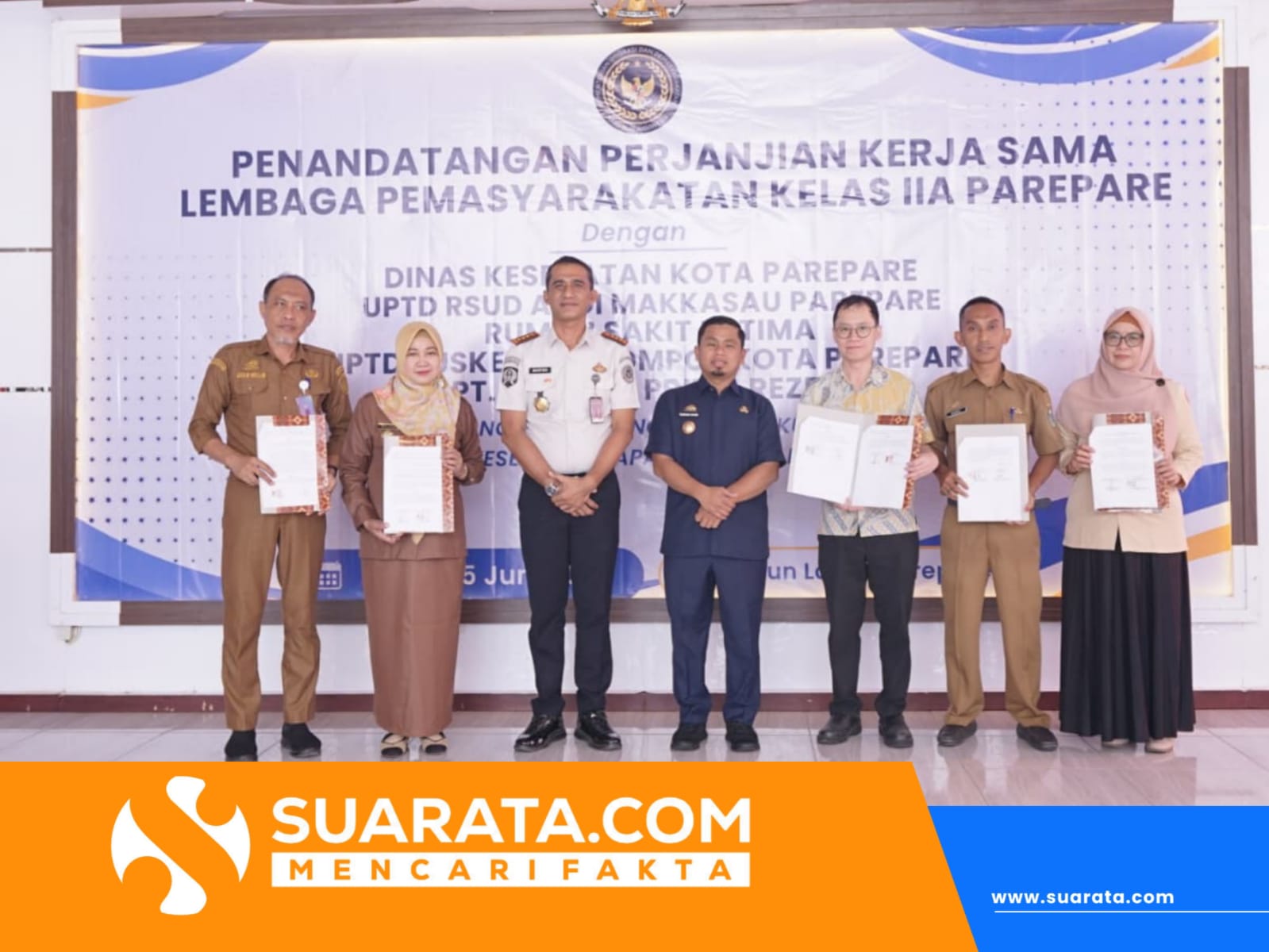 Tasming Hamid Dukung Penguatan Layanan Kesehatan di Lapas Parepare, Kukuhkan Kader Kesehatan Warga Binaan