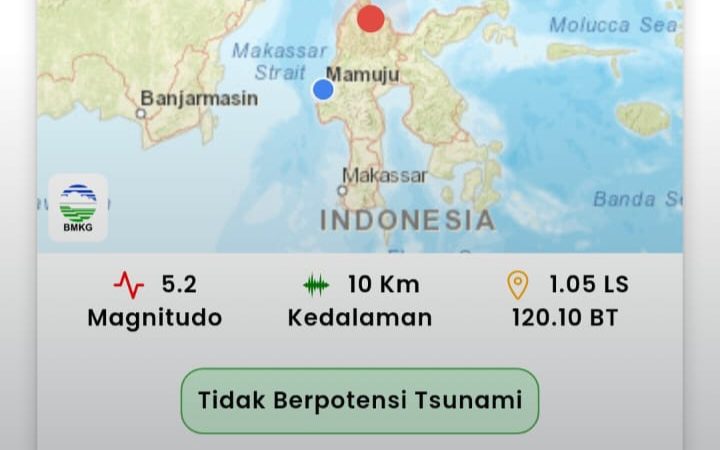 BPBD Sulbar Imbau Masyarakat Tetap Tenang Pascagempa M6,7 di Palu